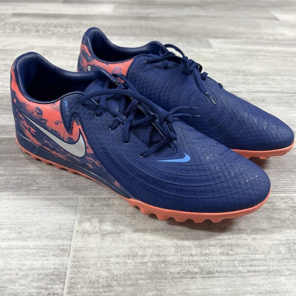 Size 10.5 Nike Phantom GX 2 Academy 'Erling Haaland' Blue Void Turf Soccer Shoes - Picture 1 of 7